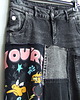 spódnice maxi Długa czarna spódnica denim r.38 6