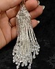 Biżuteria ślubna Gealai, srebrne ślubne kolczyki, beading 3