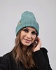 czapki damskie Czapka morska  zieleń  100% merino 1