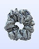 gumki do włosów Scrunchie niebieskie mama i córka 1