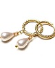 kolczyki pozłacane Kolczyki pozłacane Pearls /beige/ perły vol. 5 4
