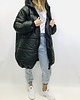 kurtki damskie oversize czarna pikowana zimowa kurtka 2