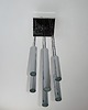 lampy wiszące Lampa wisząca kaskada vintage, lata 70., chromowana stal, 6x E14 4