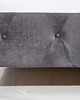 łóżka Łóżko Extravagancia, szare, MDF, mikrofibra, 38x190x215 cm 5