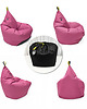 pufy do siedzenia Pufa różowa magenta TIPI 3
