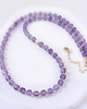 korale Naszyjnik z kamieni naturalnych - ametyst 1
