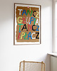 plakaty TAŃCZ GŁUPIA PŁACZ plakat typografia dla dziewczyny urodziny taniec muzyka 1