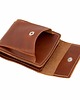 portfele męskie Portfel Skórzany Slim Wallet z Klipsem Banknotówka Jucht Koniak BW68 3