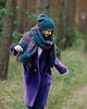 szale damskie Duży szal MAXCOLOR szalik handmade " kosmiczne energie" 1