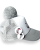 czapki dziecięce Szara czapka z daszkiem Pom Pom Cap Kotorożec 7