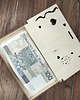 akcesoria różne Drewniane pudełko na pieniądze na Osiemnastkę 1