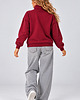 bluza bez kaptura damska Bluza Na Zamek ,,IGA " BORDO 2