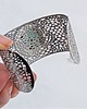 bransoletki - inne Bransoletka cuff z oczkiem 1