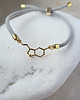 bransoletki na sznurku Bransoletka SEROTONINA- szara 1