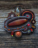 broszki Autumn Garden- broszka soutache 4