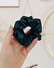 gumki do włosów Satynowa gumka do włosów scrunchie Zielony RÓŻNE MODELE 7