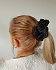 gumki do włosów Satynowa gumka satynowa scrunchie owijka frotka czarny MAXI 3