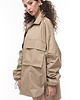 kurtki damskie Kurtka koszulowa mocca oversize 1