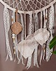 łapacze snów Łapacz snów, dreamcatcher, delikatny, duży, kremowy, beż 3