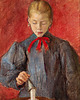 obrazy Dziewczyna gasząca świece - Stanisław Wyspiański - obraz lub plakat 1