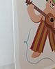 obrazy i plakaty do pokoju dziecięcego Miś z gitarą Możesz wszystko 1