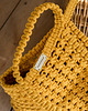 torby na ramię Makramowa torebka Beach Bag L żółta 7
