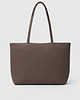 torby na ramię Wegańska Torba Shopper - Dark Brown Nubuck 3