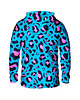 bluza z kapturem damska Damska Bluza z kapturem Leopard Blue 1