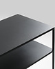regały i półki Konsola metalowa loft TENSIO 2 FLOOR do przedpokoju - czarna 4