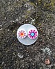 kolczyki ceramiczne Kolczyki ceramiczne w kolorowe kwiaty 1