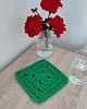 podkładki do kuchni Podkładka szydełkowa pod kubki ze sznurka 16cmx16cm 2