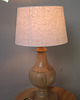 lampy stołowe Lampa stołowa drewniana z abażurem  2