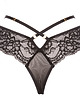 majtki damskie Ozdobne stringi Black Rose 6