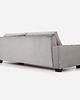 sofy i szezlongi Sofa REJKIAVIK srebrny welur, skandynawski design 7