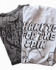t-shirty męskie Biała Przedłużana Koszulka Shred Life 6