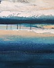 obrazy Obraz ręcznie malowany na płótnie 50x70 cm - abstrakcyjny pejzaż 2