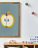 obrazy i plakaty do pokoju dziecięcego Jabłko - plakat do pokoju dziecka 1