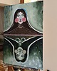 obrazy Obraz ręcznie malowany na płótnie 70x50 cm - Druga twarz 5