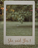 dodatki ślubne Fotoramka na wieczór panieński - She said Yes! 1