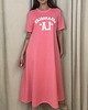 sukienki maxi damskie Bawełniana tunika Los Angeles Rosa 3