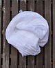 szale damskie Lniany szal XXL - biały - unisex 1