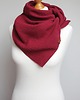 szale damskie Lekka bordowa Chusta muślinowa - Pracownia Zolla 1