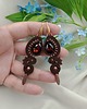 kolczyki soutache Długie kolczyki sutasz na wesele, brązowe czekoladowe kolczyki 1