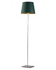 lampy podłogowe Nowoczesna lampa podłogowa do salonu z abażurem PALERMO GOLD 1