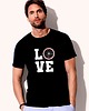 t-shirty męskie Koszulka męska czarna  z nadrukiem Love bike 1