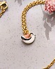 wisiory Naszyjnik z raniuszkiem, wisiorek z leśnym ptaszkiem, amulet raniuszek, boho 1