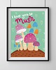 plakaty Plakat Mushrooms 1