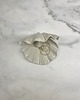 pojemniki na biżuterię Ceramiczna Muszla Muszelka Skarbiec z Perłą na Biżuterię Perłowa Biała 3