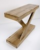 regały i półki Konsola Dębowa Loft Drewno Lite  100 cm  SKD-200 4