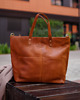 torby na ramię Torebka skórzana camelowa duża typu shopper 2